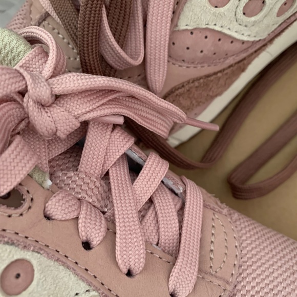 Saucony shadow 6000 pink/brown/cream 6.5 - Picture 4 of 7